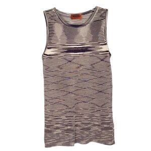 MISSONI striped sleeveless top